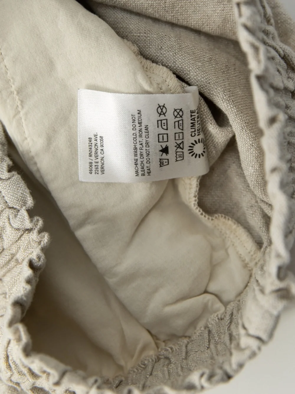 Reformation mila linen